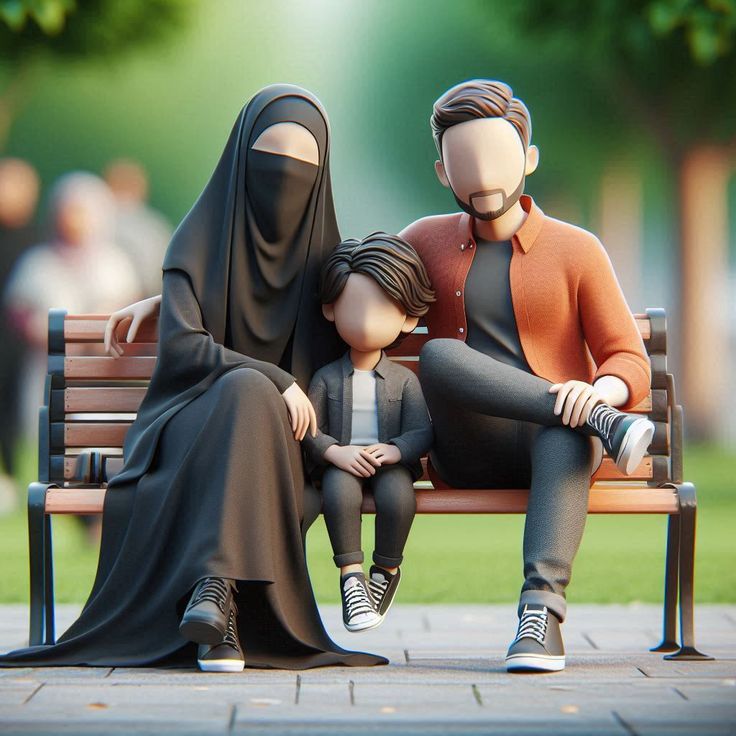 3D _ AI _ Faceless Muslim